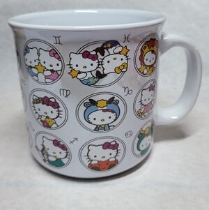 Sanrio Zodiac Hello Kitty Mug - White and Multicolor
